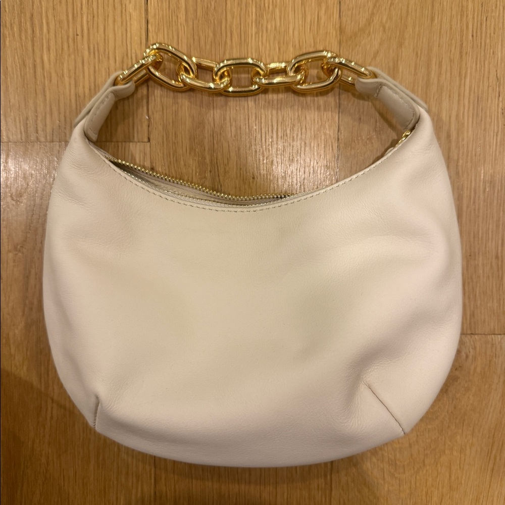 Madewell Women's Micro Chain Handle Leather Hobo Bag